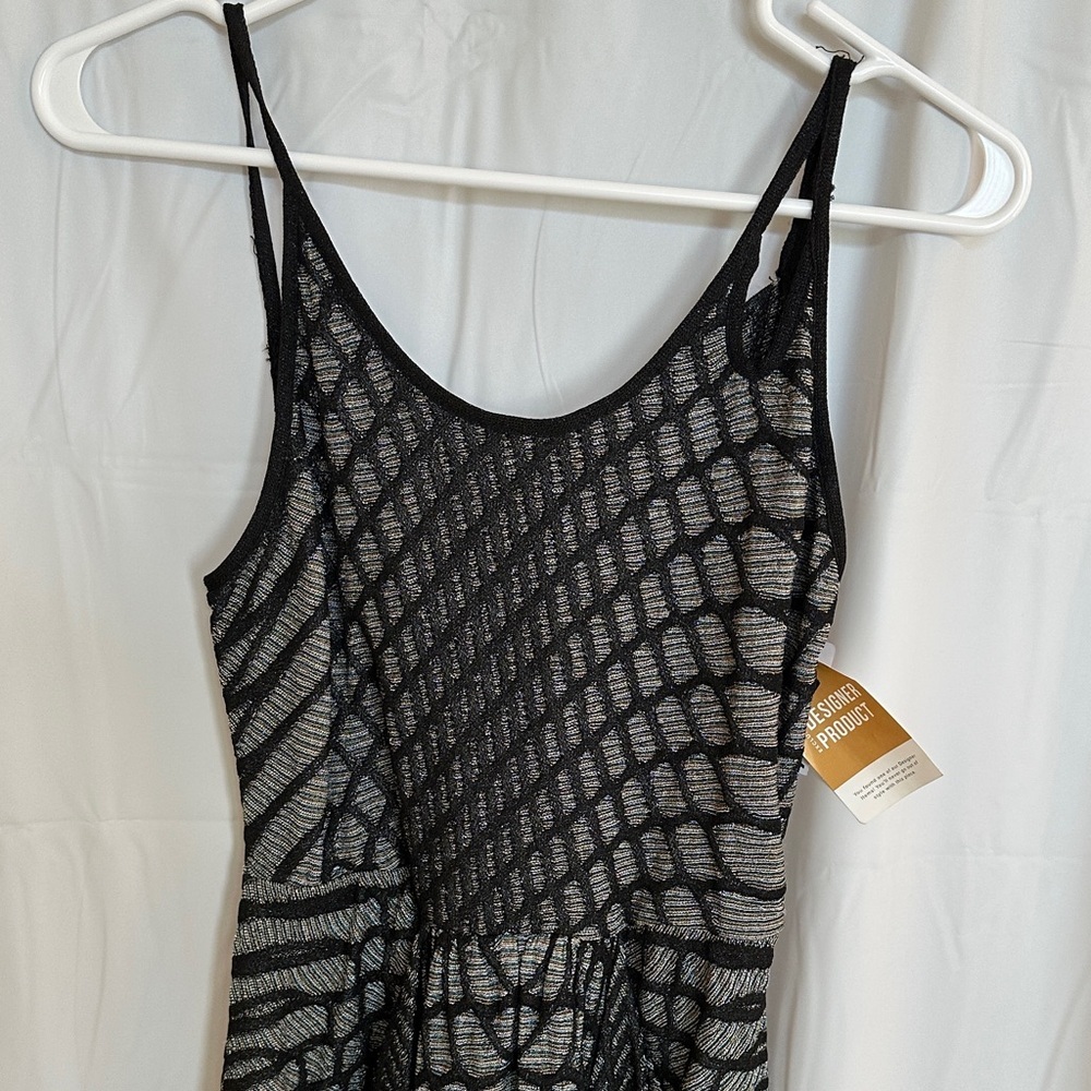 Missoni Black and Gray Mini Dress Sz S - Picture 3 of 8